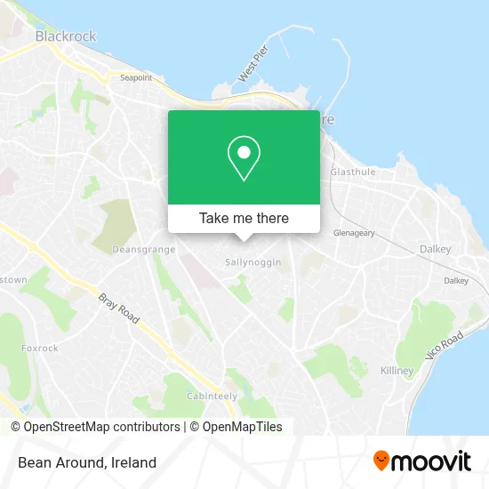 Bean Around map