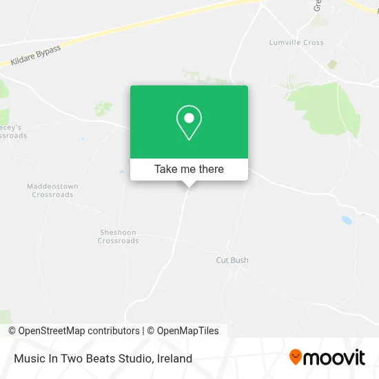 Music In Two Beats Studio map