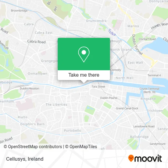 Cellusys map