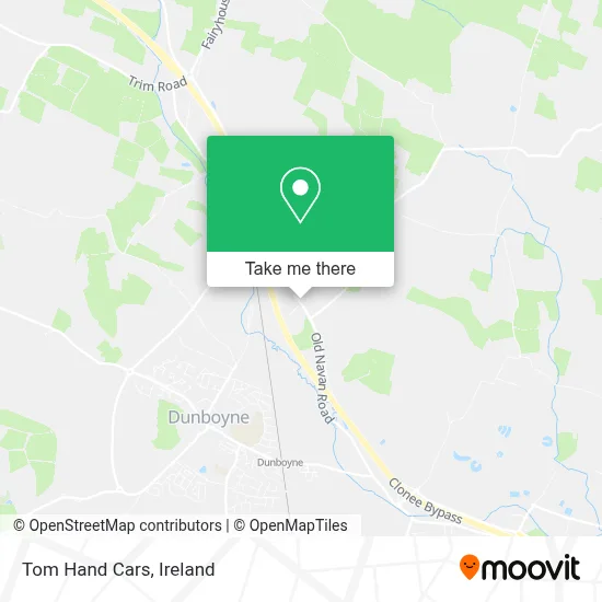 Tom Hand Cars map