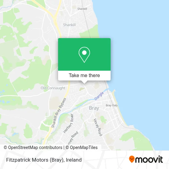 Fitzpatrick Motors (Bray) map