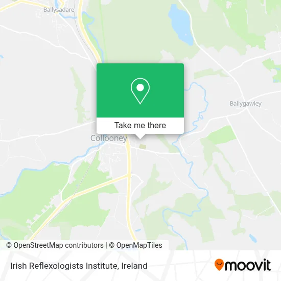 Irish Reflexologists Institute map