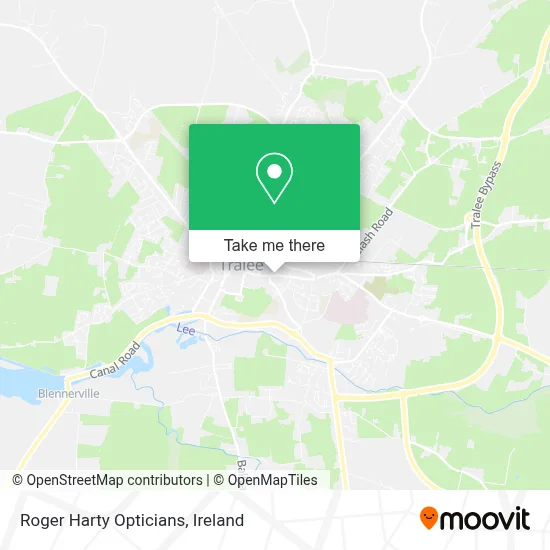 Roger Harty Opticians map