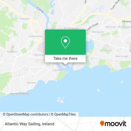 Atlantic Way Sailing map