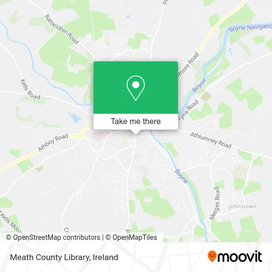 Meath County Library map