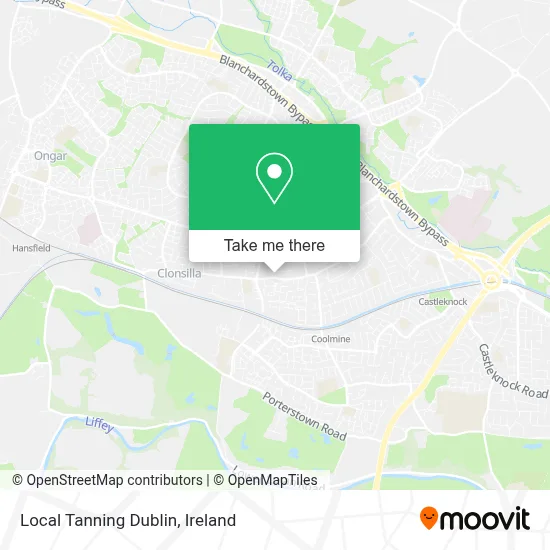 Local Tanning Dublin map