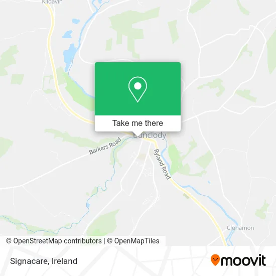 Signacare map