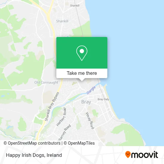 Happy Irish Dogs map