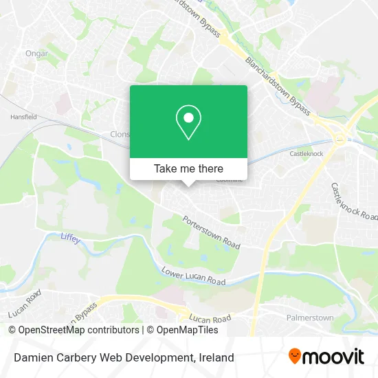 Damien Carbery Web Development map
