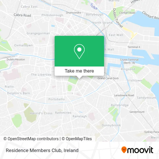 Residence Members Club map