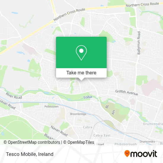 Tesco Mobile map