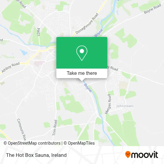 The Hot Box Sauna map