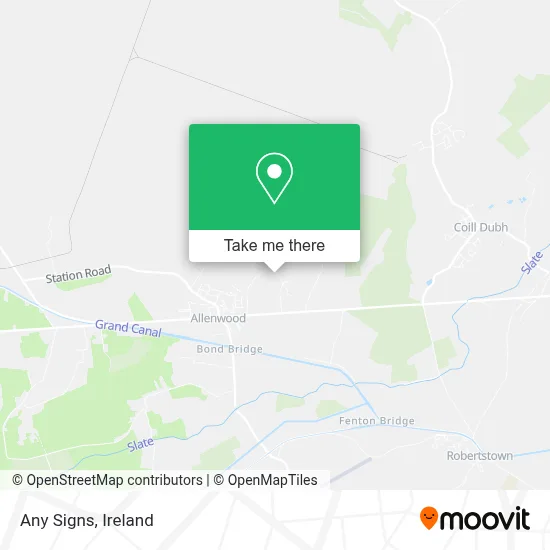 Any Signs map