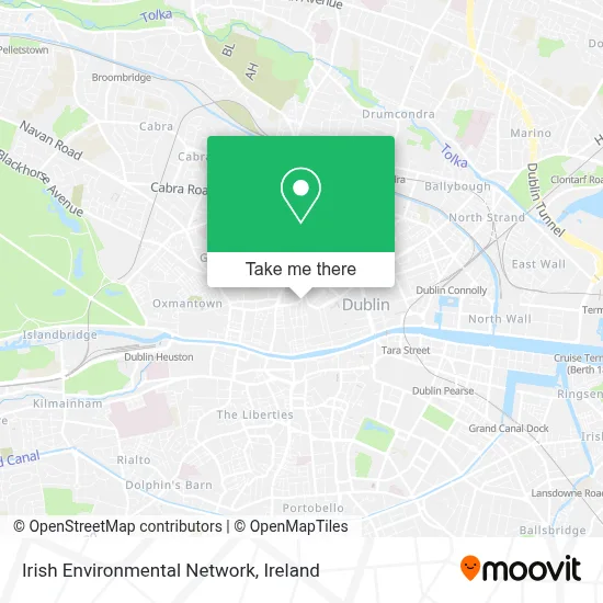 Irish Environmental Network map