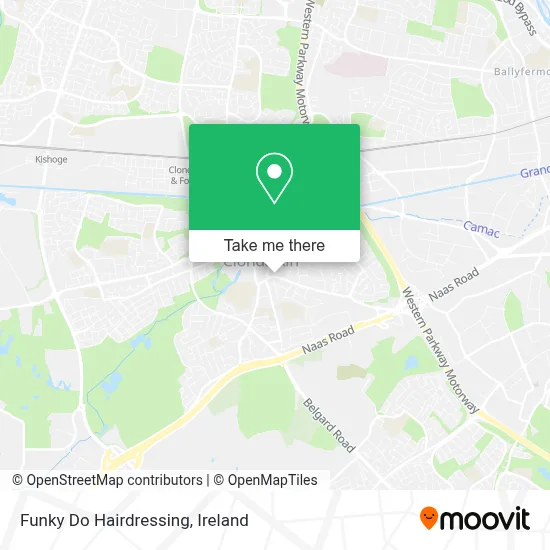 Funky Do Hairdressing map