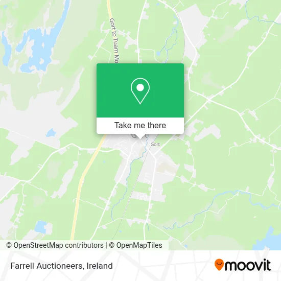 Farrell Auctioneers map
