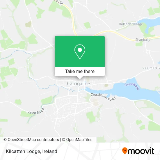 Kilcatten Lodge map