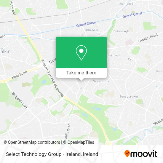 Select Technology Group - Ireland map
