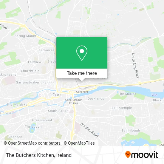The Butchers Kitchen map