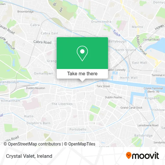 Crystal Valet map