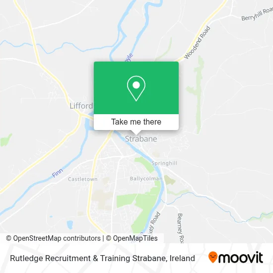 Rutledge Recruitment & Training Strabane map