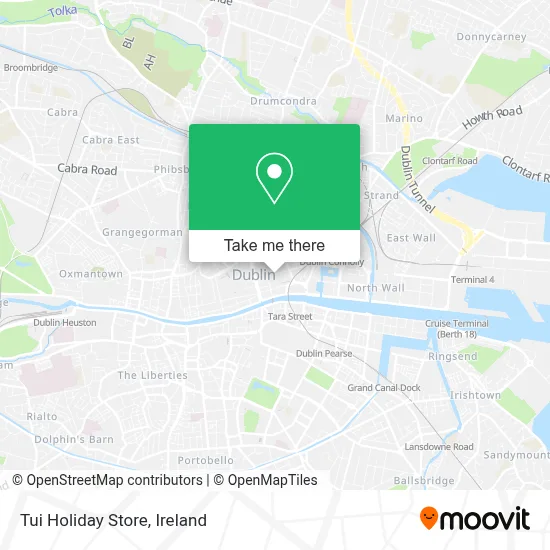 Tui Holiday Store map