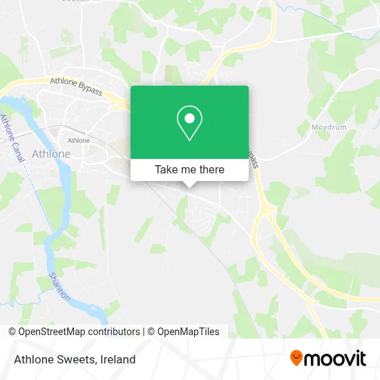 Athlone Sweets map