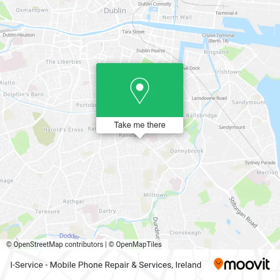 I-Service - Mobile Phone Repair & Services map
