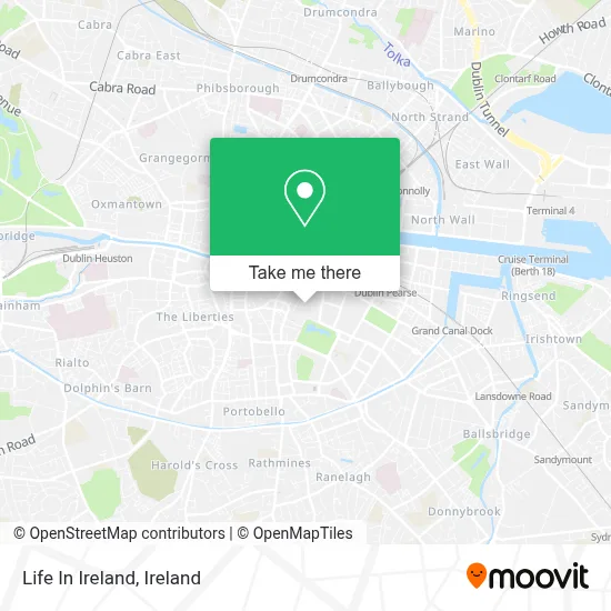 Life In Ireland map