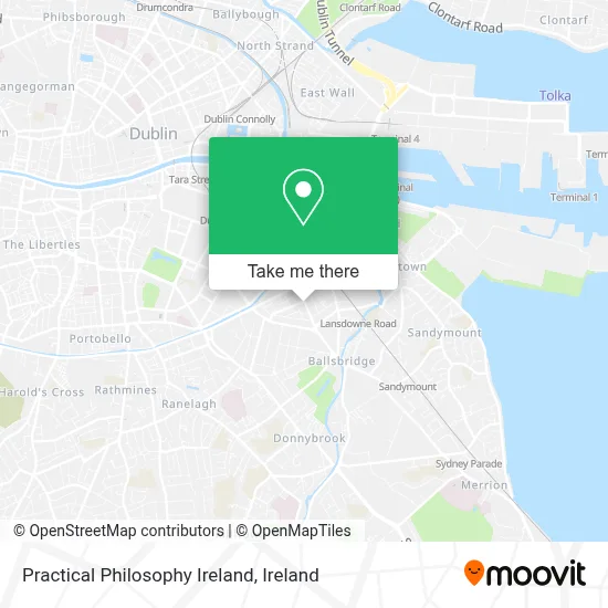 Practical Philosophy Ireland map