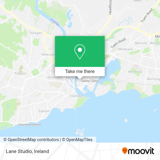 Lane Studio map