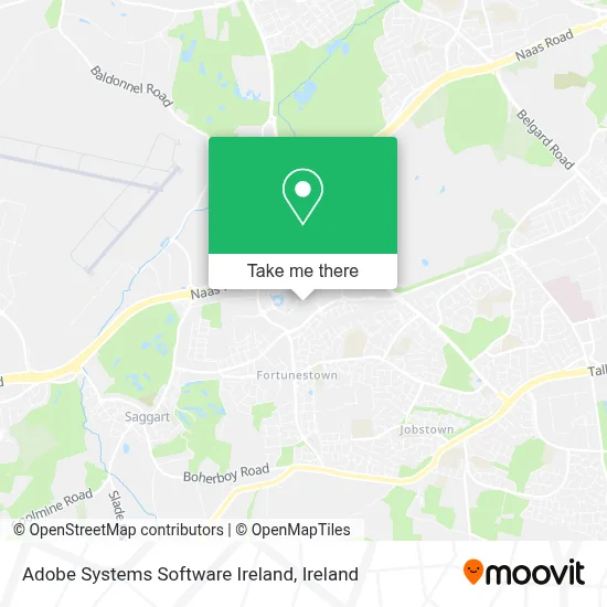 Adobe Systems Software Ireland map