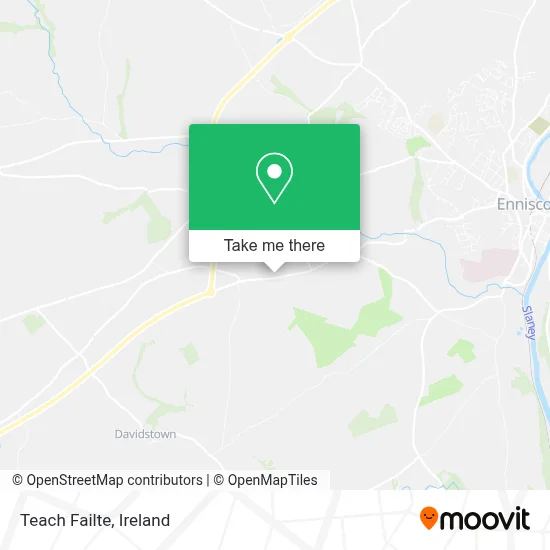 Teach Failte map