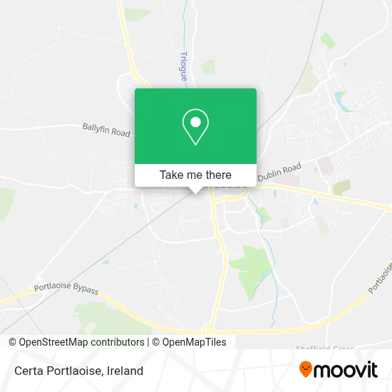 Certa Portlaoise map