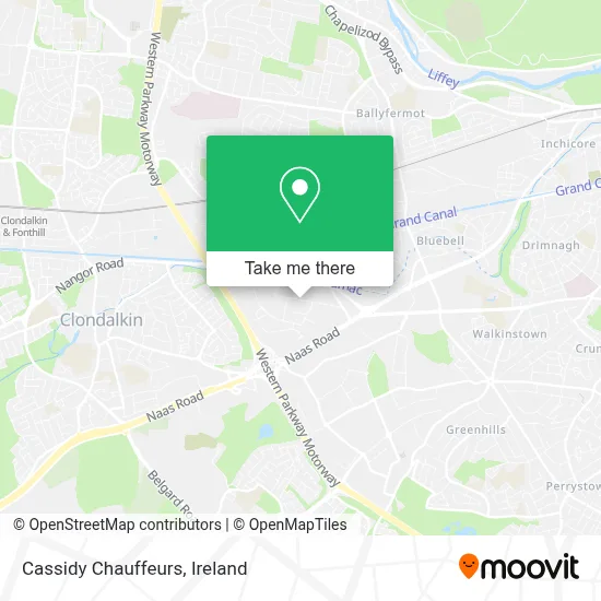 Cassidy Chauffeurs map