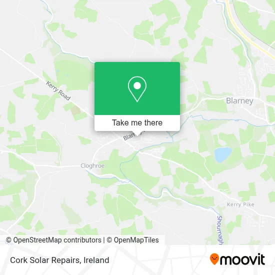Cork Solar Repairs map