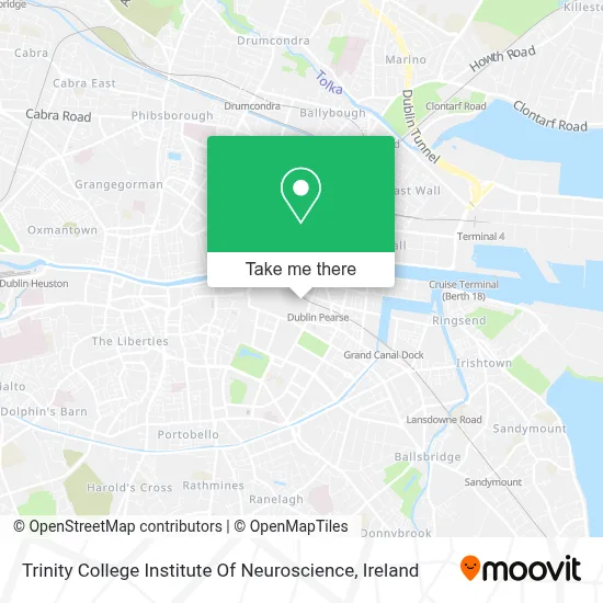 Trinity College Institute Of Neuroscience map