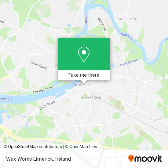 Wax Works Limerick map
