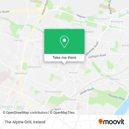 The Alpine Grill map