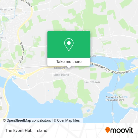 The Event Hub map