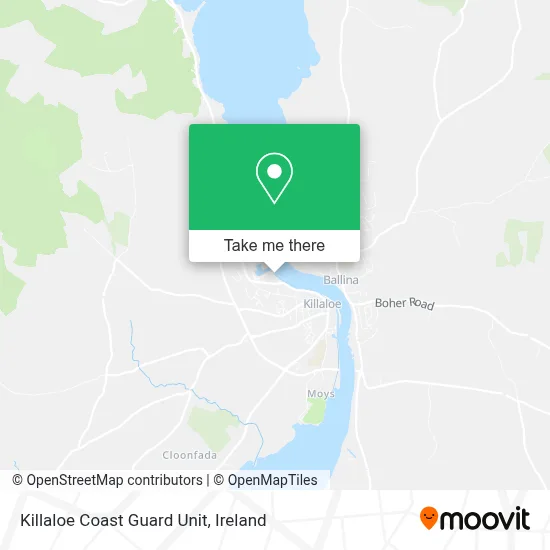 Killaloe Coast Guard Unit map