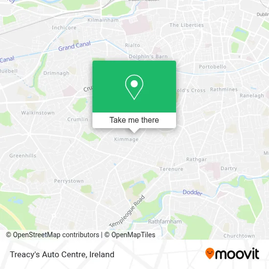 Treacy's Auto Centre map