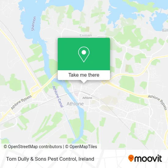 Tom Dully & Sons Pest Control map