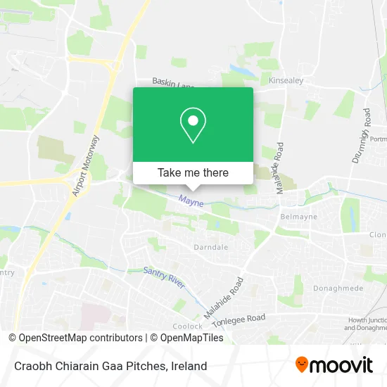Craobh Chiarain Gaa Pitches map
