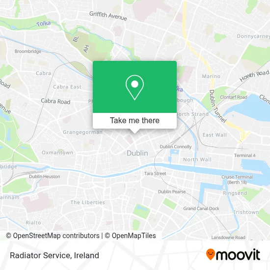 Radiator Service map