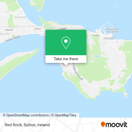 Red Rock, Sutton map