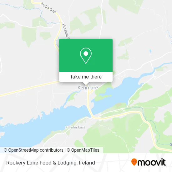Rookery Lane Food & Lodging map