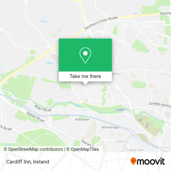 Cardiff Inn map