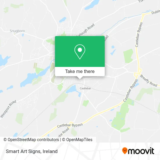 Smart Art Signs map