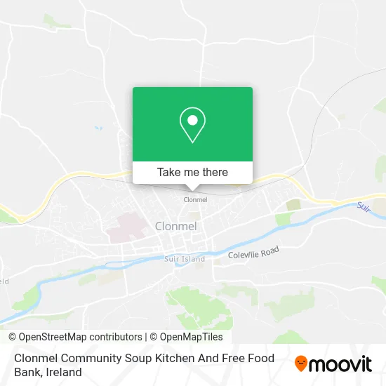 Clonmel Community Soup Kitchen And Free Food Bank map